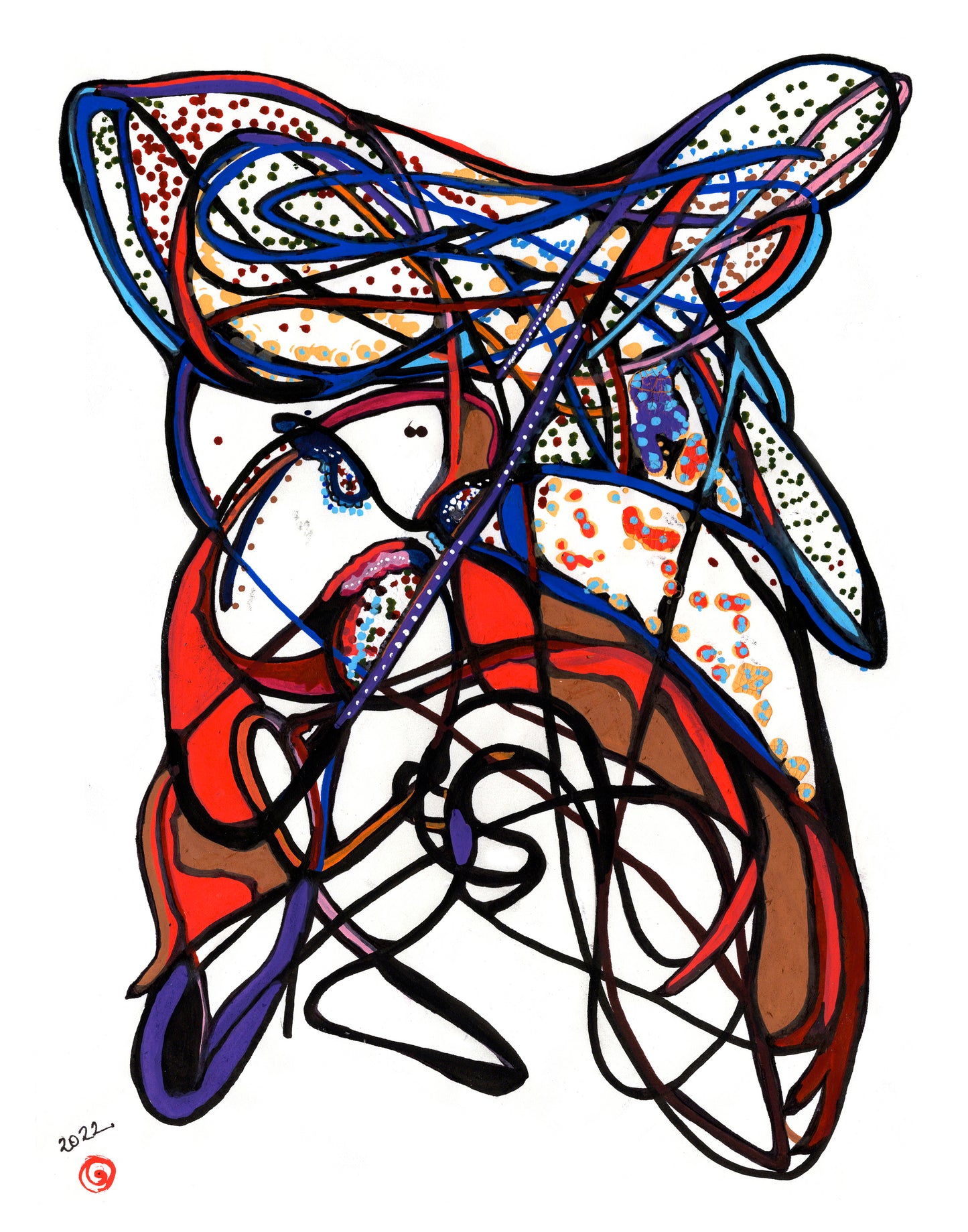 une femme avec chapeau et parasol '22 - limited edition series print
