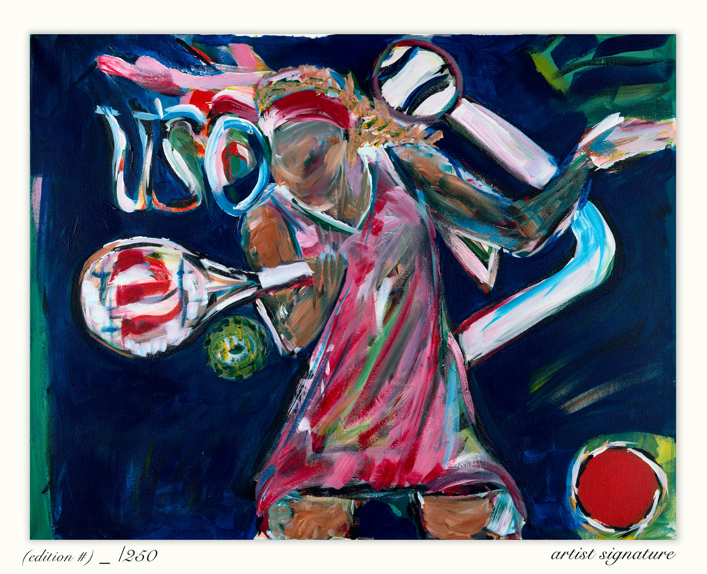 serena – signed limited edition print