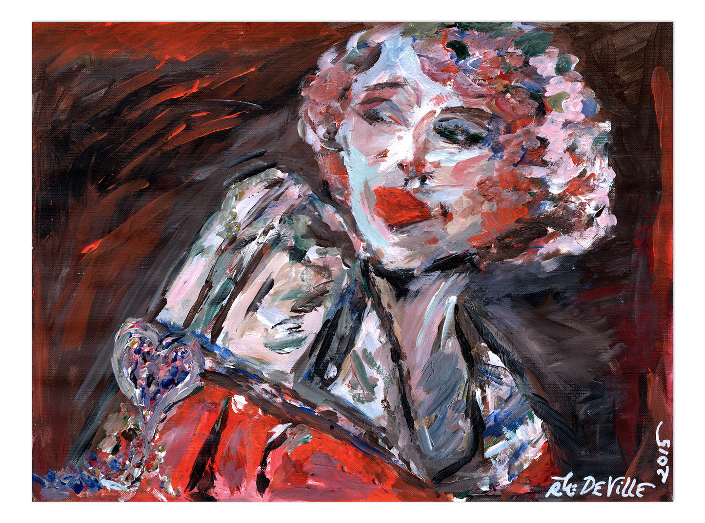 a complex heart – original artwork – '15