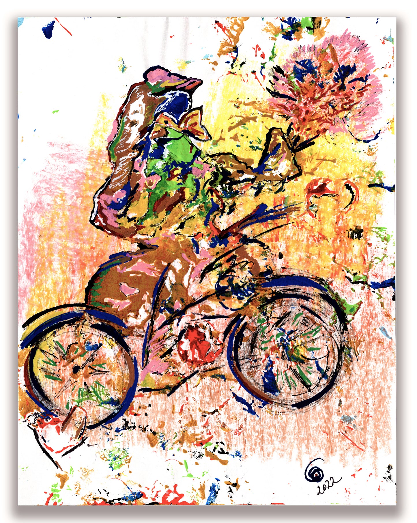 elle est bleu – original artwork – '22