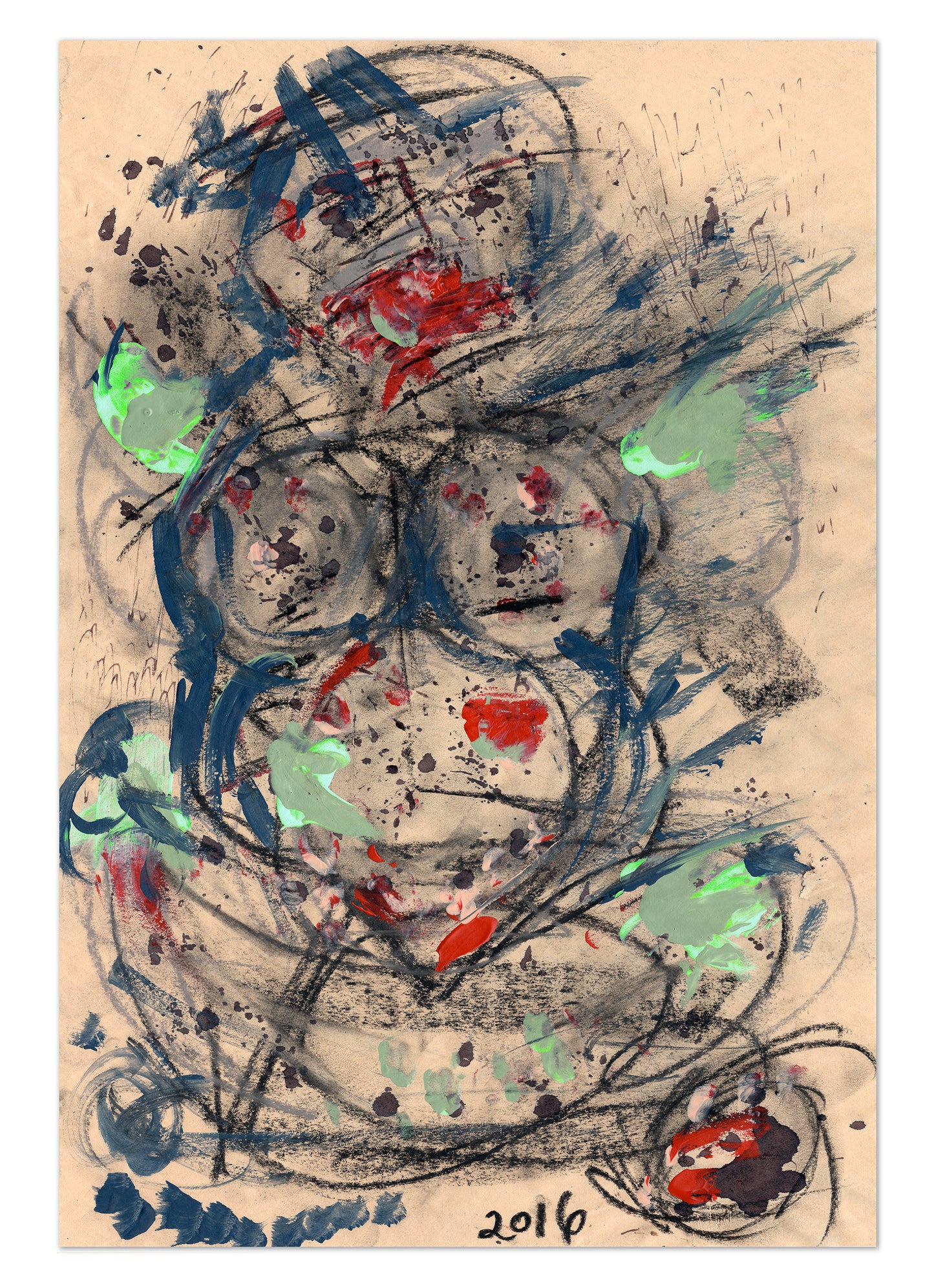 high maintenance, high anxiety – original artwork – '16