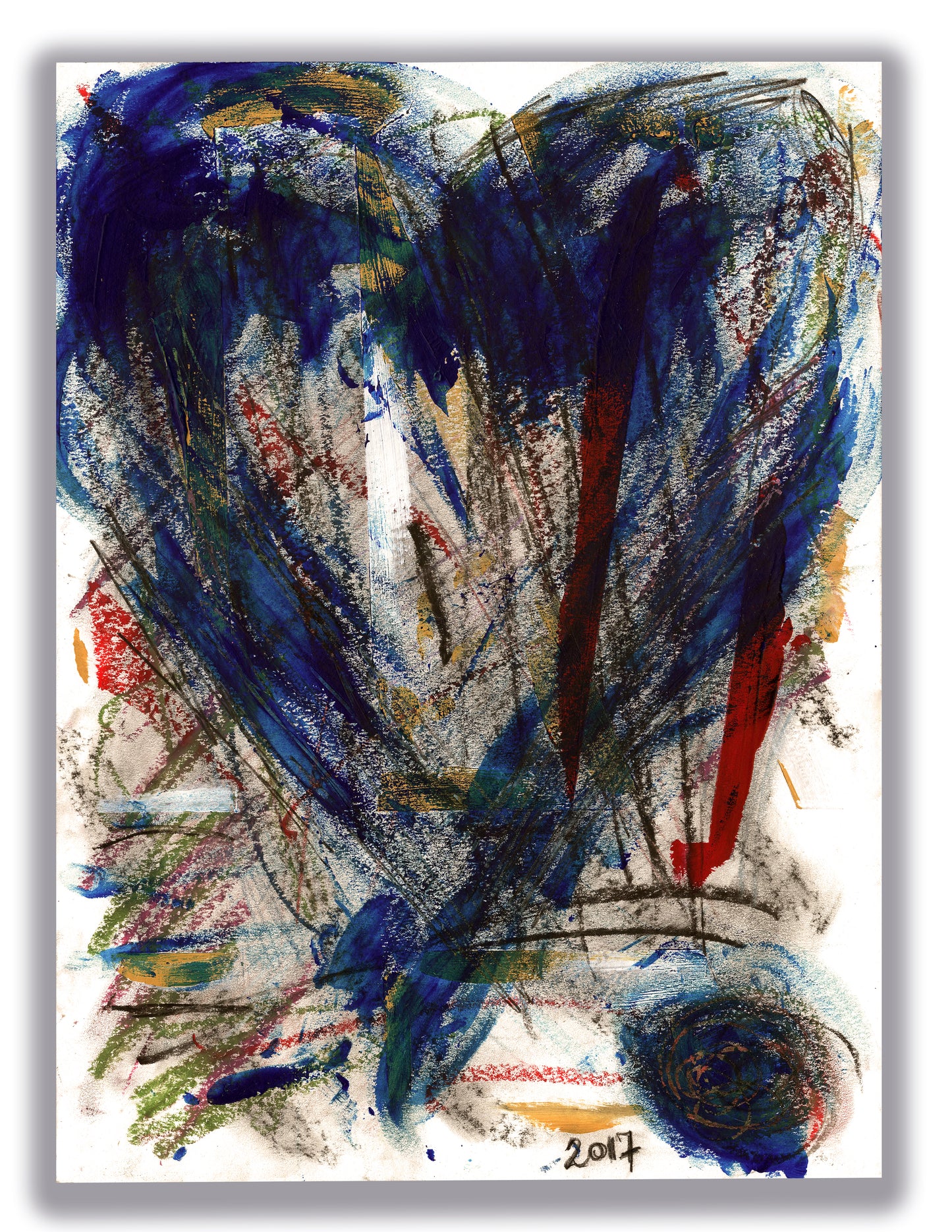 it's a very strange thing, love... (quote by Warren Buffet) – original artwork – '17