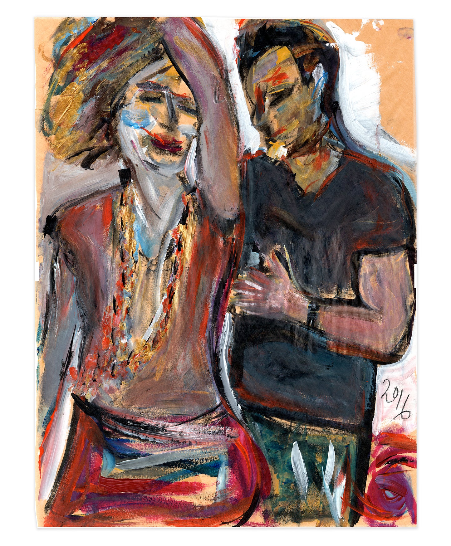 saturday night salsa in the bronx – original artwork – '16