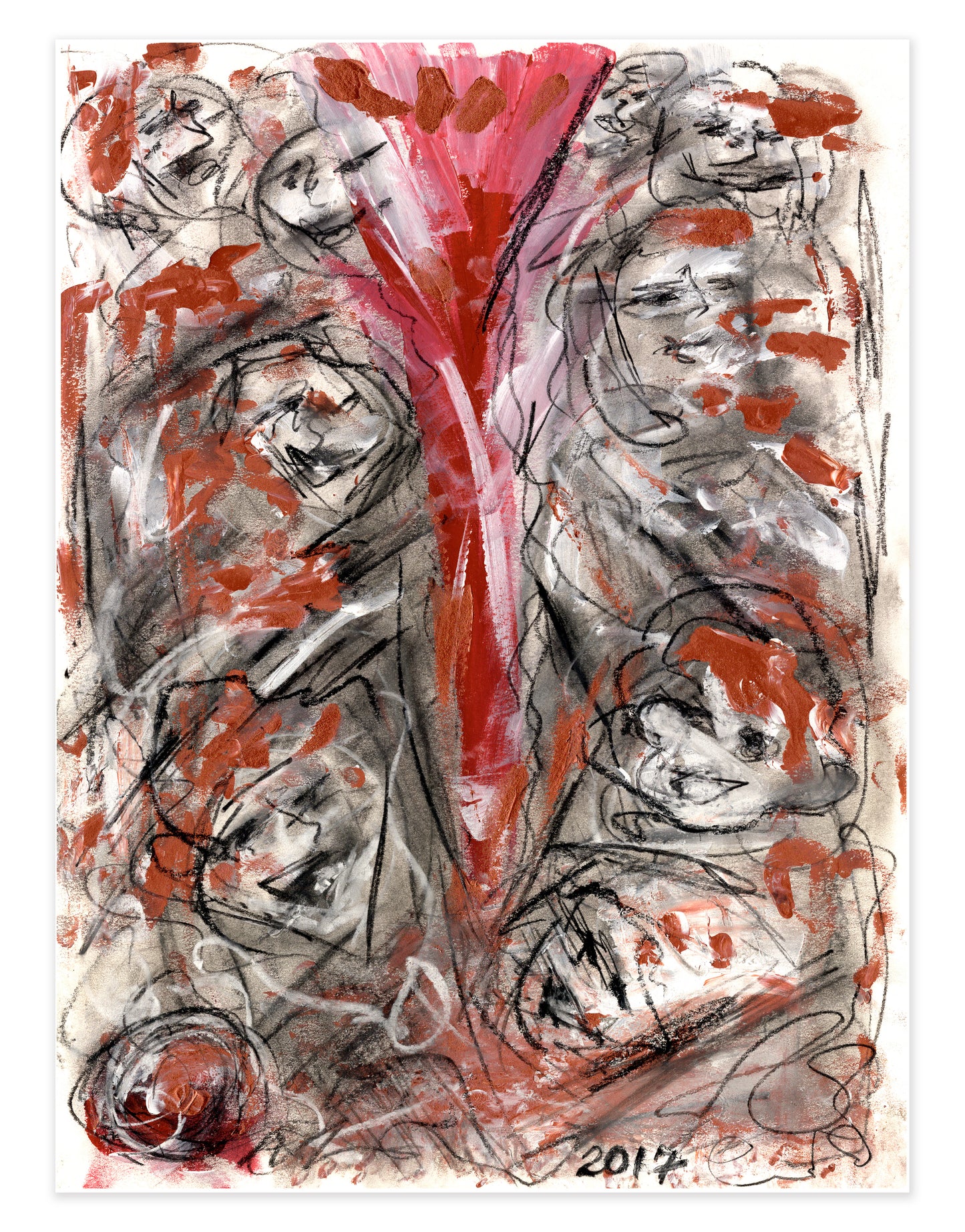 they all laughed – original artwork – '17