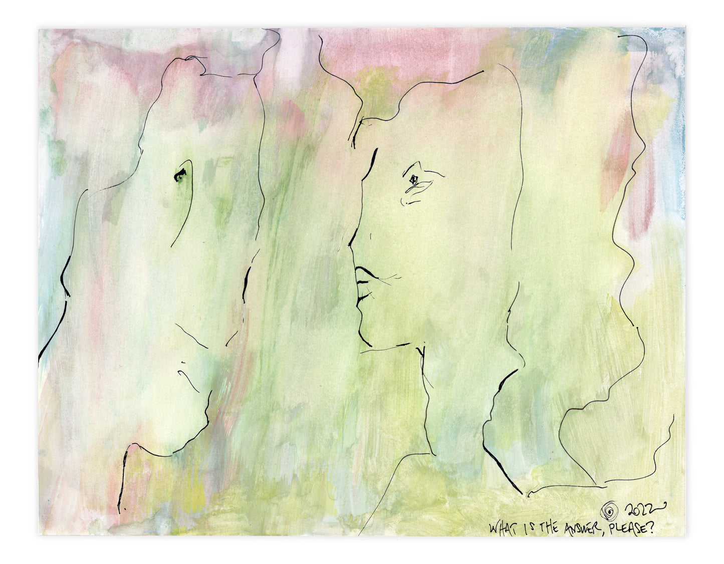 what is the answer, please? – original artwork – '22